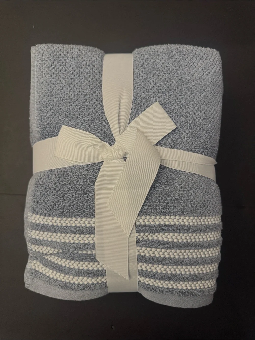 6pc TRULY LOU 100% Cotton Bath Towel Set - Moonstone